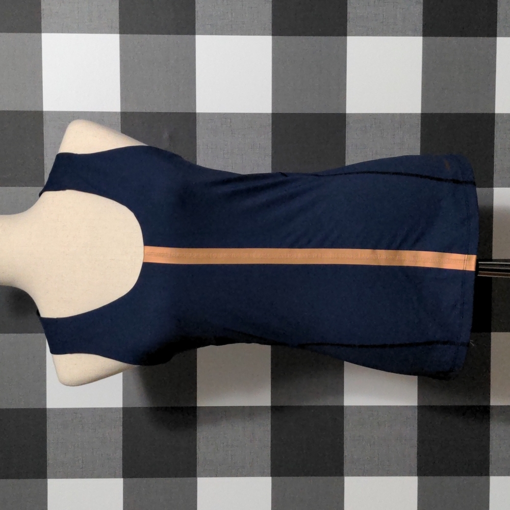 Head Navy and Orange Tank Top